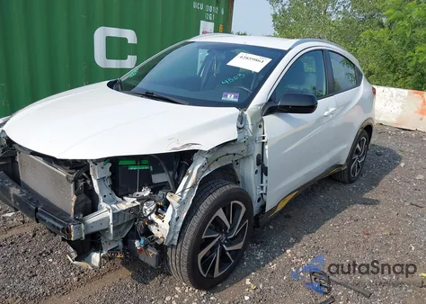 2019 Honda Hr-V Sport из США, поврежденный, VIN 3CZRU6H10KM702924